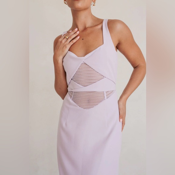 Sabo Skirt - Zendra Midi Dress - Lavender - Picture 3 of 7